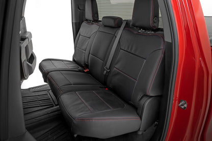 Leather Seat Covers | FR Bucket | RR 60/40 | Chevy/GMC Sierra 1500 (19-26)/Silverado 1500 (19-26)