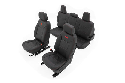 Leather Seat Covers | FR Bucket | RR 60/40 | Chevy/GMC Sierra 1500 (19-26)/Silverado 1500 (19-26)