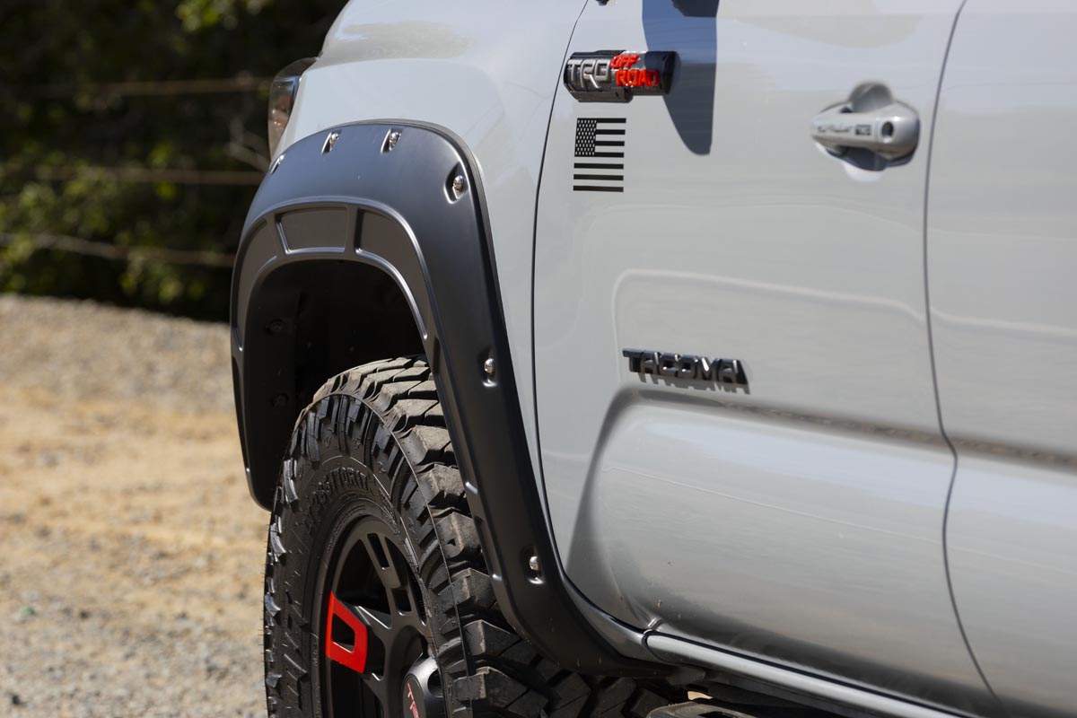 Defender Fender Flares | 1J9 Celestial Silver Metallic | Toyota Tacoma (16-23)
