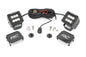 LED Light Kit | Ditch Mount | 2" Black Pair | Flood Pattern | Ford Bronco (21-26)