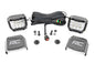 LED Light Kit | Ditch Mount |  2" Chrome Pair | Wide | Ford Bronco 4WD (21-26)