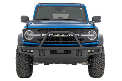 Safari Bar | 12" LED Light Bar | Black | DRL | Single Row | OE Modular Steel | Ford Bronco (21-26)