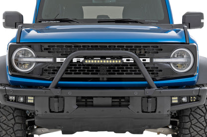 Safari Bar | 12" LED Light Bar | Black | Single Row | OE Modular Steel | Ford Bronco (21-26)