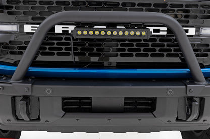 Safari Bar | 12" LED Light Bar | Black | DRL | Single Row | OE Modular Steel | Ford Bronco (21-26)