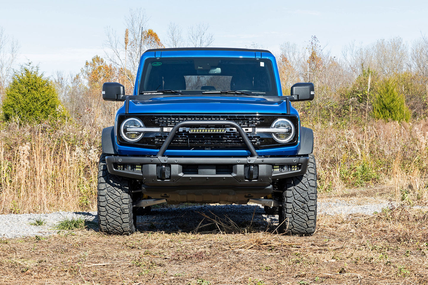 Safari Bar | 12" LED Light Bar | Black | DRL | Single Row | OE Modular Steel | Ford Bronco (21-26)