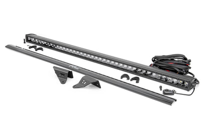 LED Light Kit | Upper Windshield | 40" Black Single Row | Ford Bronco (21-26)