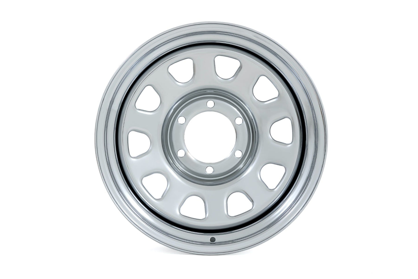 Steel Wheel | Chrome | 16x8 | 6x5.5 | 4.25 Bore | -12