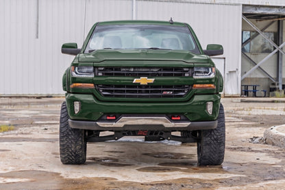 Pocket Fender Flares | 6'7" & 8' Bed | G7J Rainforest Green | Chevy Silverado 1500 (14-18)/2500HD