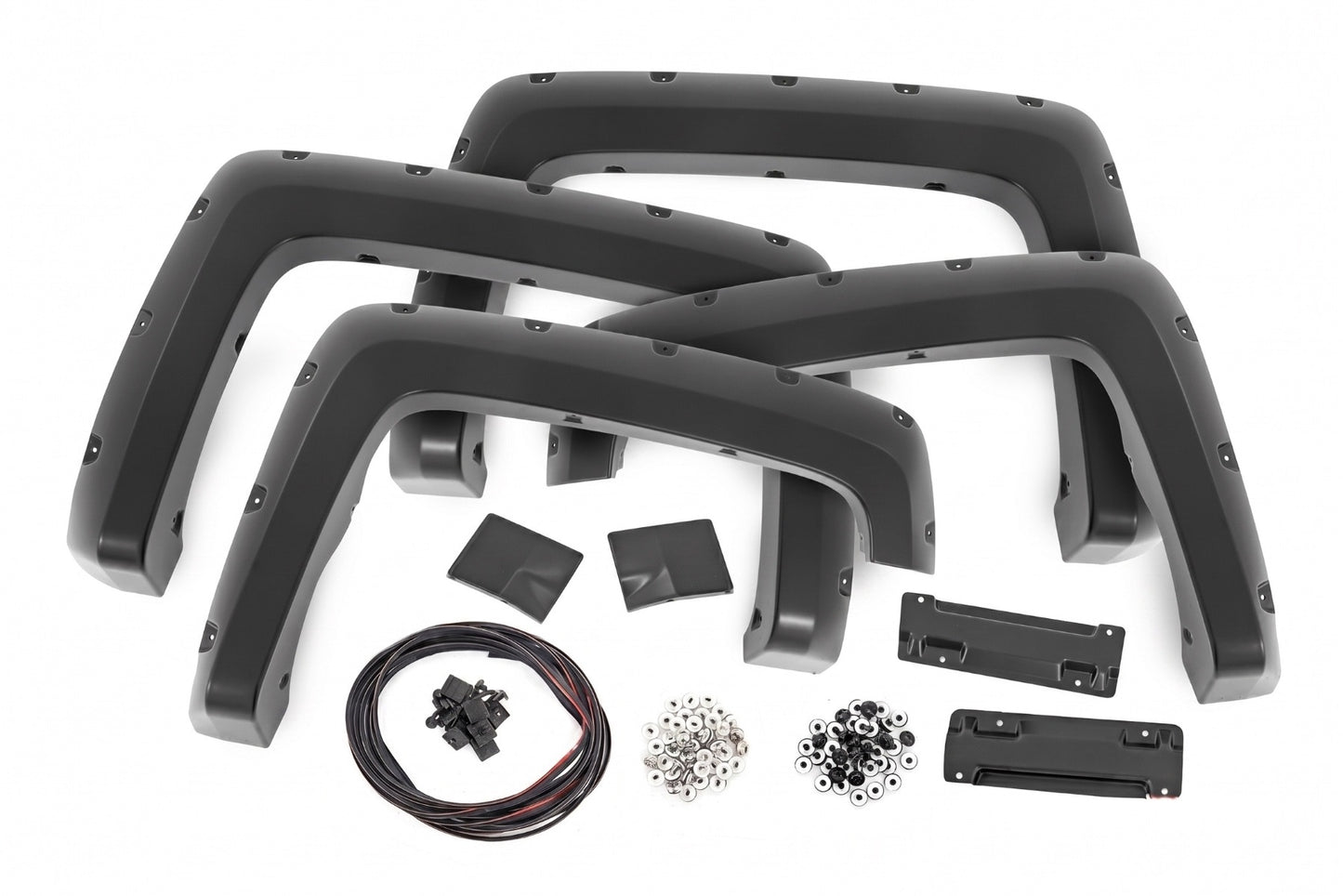 Pocket Fender Flares | 6'7" & 8' Bed | GPA Graphite | Chevy Silverado 1500 (14-18)/2500HD