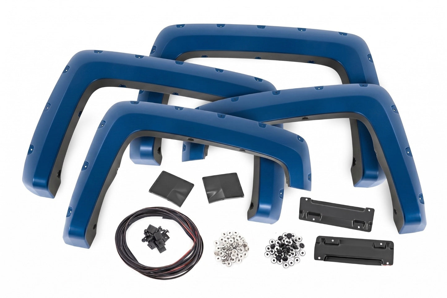 Pocket Fender Flares | 6'7" & 8' Bed | GA0 Northsky Blue | Chevy Silverado 1500 (14-18)/2500HD