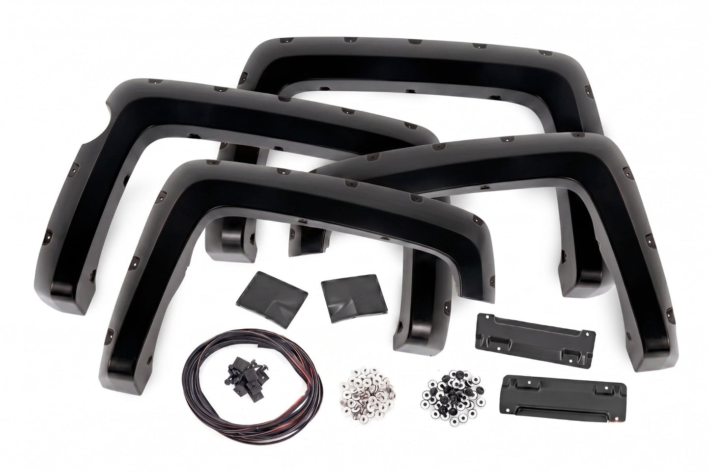 Pocket Fender Flares | 5'9" Bed | GB8 Mosaic Black | Chevy Silverado 1500 (14-18 & Classic)