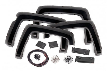 Pocket Fender Flares | 5'9" Bed | GB8 Mosaic Black | Chevy Silverado 1500 (14-18 & Classic)