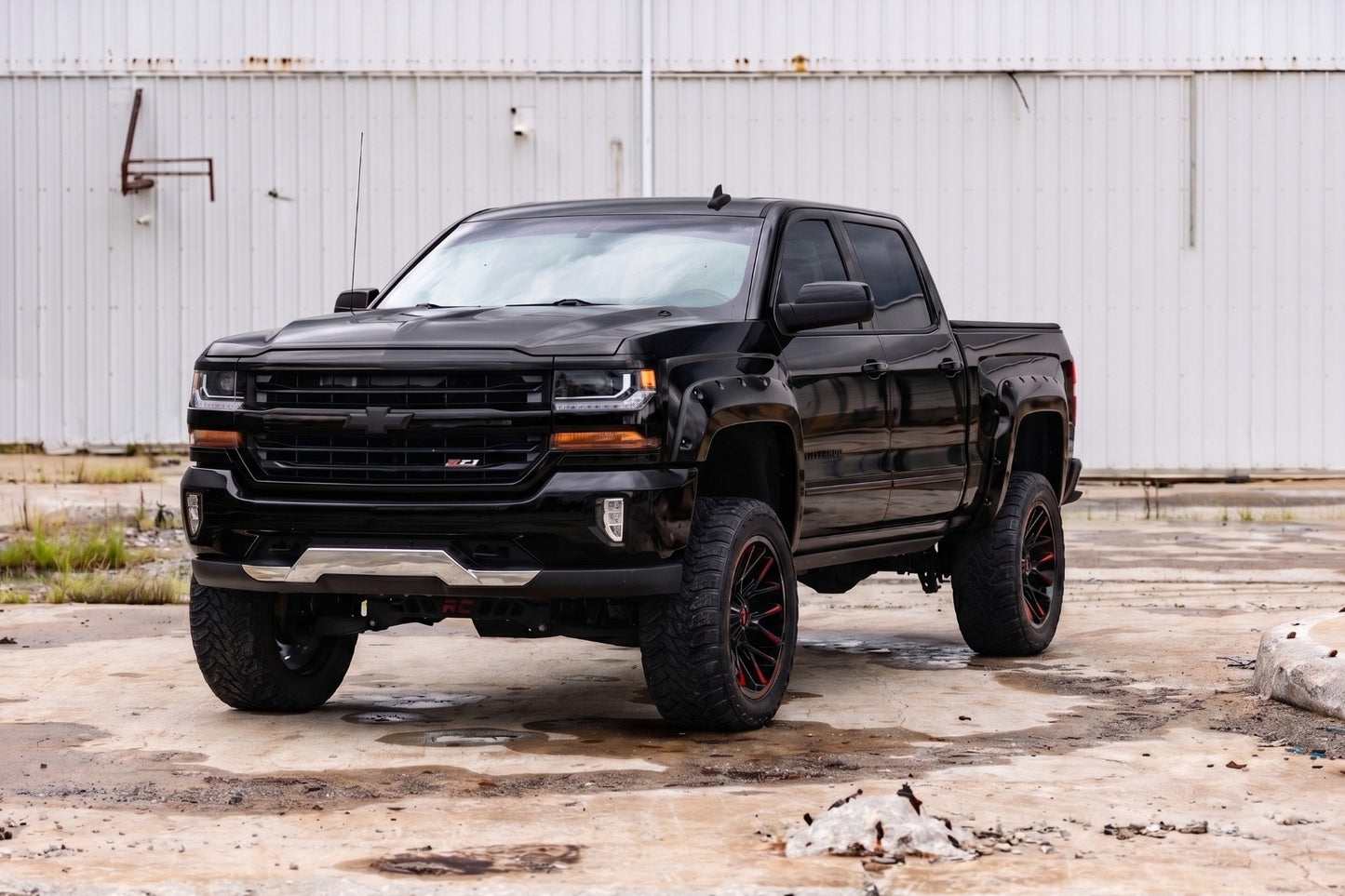 Pocket Fender Flares | 5'9" Bed | GBA Black | Chevy Silverado 1500 (14-18 & Classic)