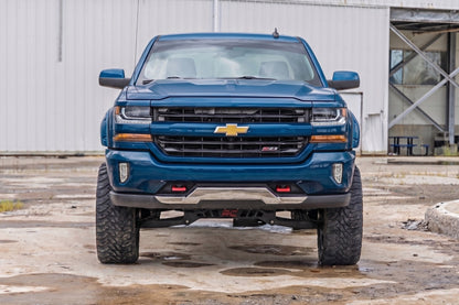 Pocket Fender Flares | 6'7" & 8' Bed | G1K Deep Ocean Blue | Chevy Silverado 1500 (14-18)/2500HD