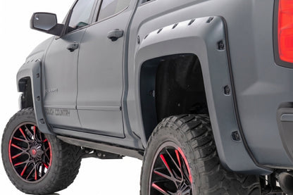 Pocket Fender Flares | 5'9" Bed | GPA Graphite | Chevy Silverado 1500 (14-18 & Classic)