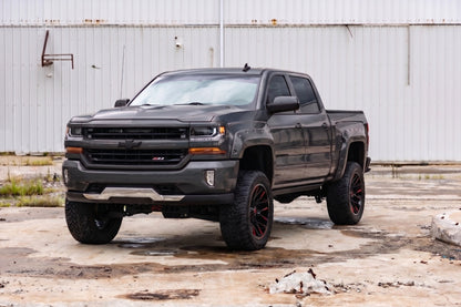 Pocket Fender Flares | 6'7" & 8' Bed | GPA Graphite | Chevy Silverado 1500 (14-18)/2500HD