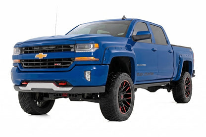 Pocket Fender Flares | 5'9" Bed | GA0 North-Sky Blue | Chevy Silverado 1500 (14-18 & Classic)