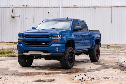 Pocket Fender Flares | 5'9" Bed | GA0 North-Sky Blue | Chevy Silverado 1500 (14-18 & Classic)