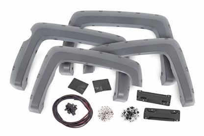 Pocket Fender Flares | 5'9" Bed | G1C Overcast | Chevy Silverado 1500 (14-18 & Classic)
