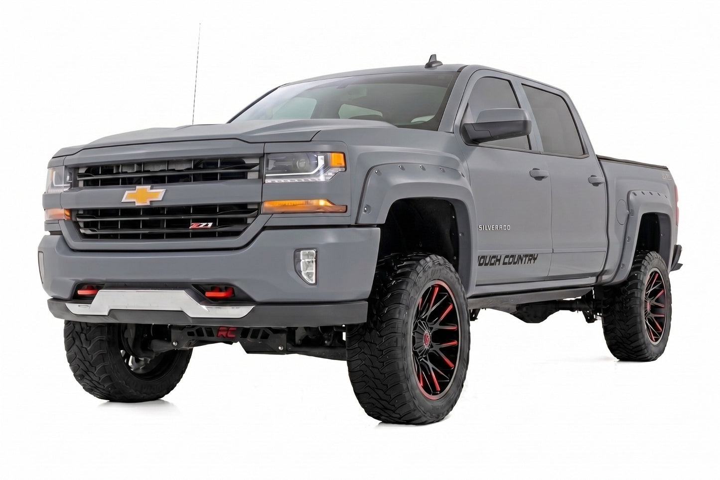 Pocket Fender Flares | 5'9" Bed | G1C Overcast | Chevy Silverado 1500 (14-18 & Classic)