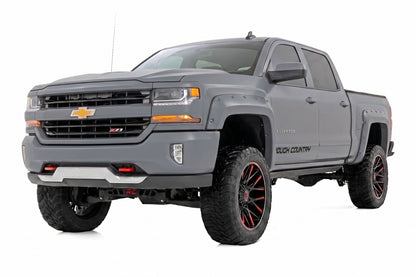 Pocket Fender Flares | 5'9" Bed | G1C Overcast | Chevy Silverado 1500 (14-18 & Classic)