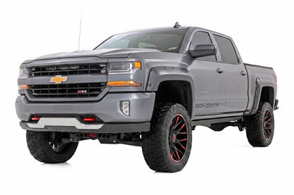 Pocket Fender Flares | 5'9" Bed | G9K Satin Steel | Chevy Silverado 1500 (14-18 & Classic)