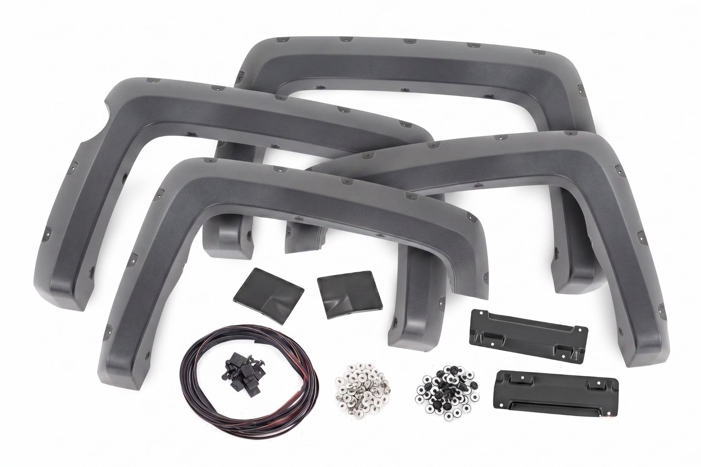 Pocket Fender Flares | 5'9" Bed | GJI Shadow Gray | Chevy Silverado 1500 (14-18 & Classic)