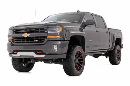 Pocket Fender Flares | 5'9" Bed | GJI Shadow Gray | Chevy Silverado 1500 (14-18 & Classic)