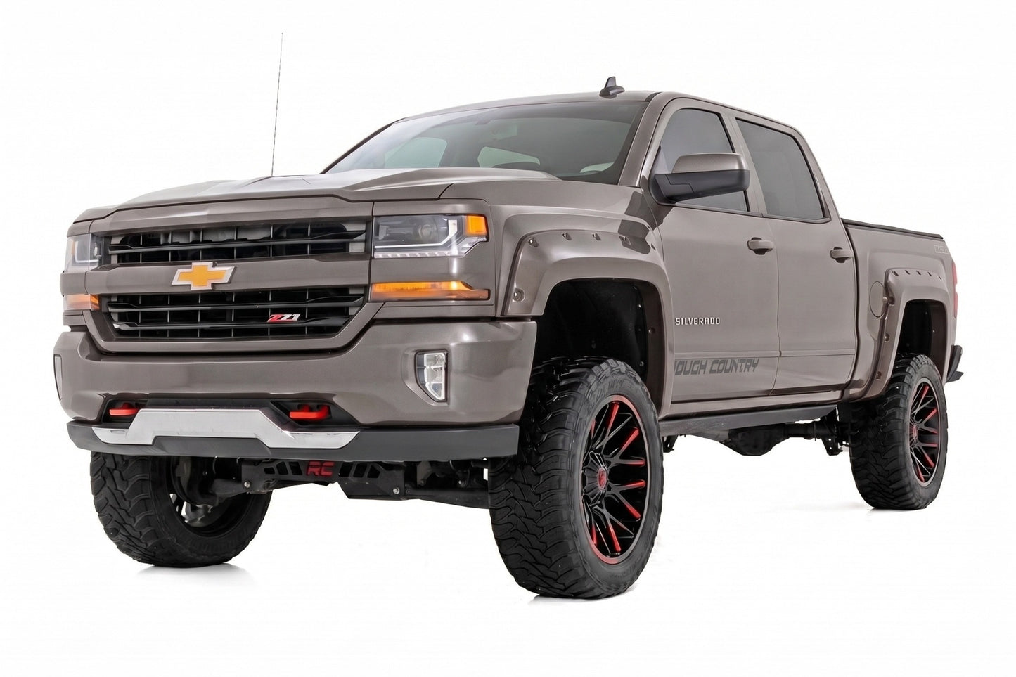 Pocket Fender Flares | 5'9" Bed | GXG Tungsten | Chevy Silverado 1500 (14-18 & Classic)