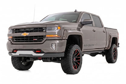 Pocket Fender Flares | 5'9" Bed | GXG Tungsten | Chevy Silverado 1500 (14-18 & Classic)