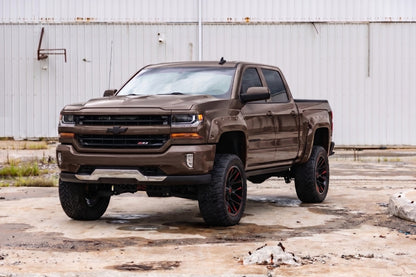 Pocket Fender Flares | 5'9" Bed | GXG Tungsten | Chevy Silverado 1500 (14-18 & Classic)