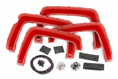 Pocket Fender Flares | 5'9" Bed | GCN Victory Red | Chevy Silverado 1500 (14-18 & Classic)