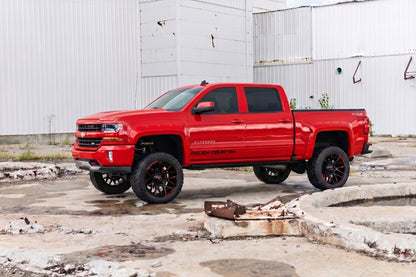 Pocket Fender Flares | 6'7" & 8' Bed | GCN Victory Red | Chevy Silverado 1500 (14-18)/2500HD