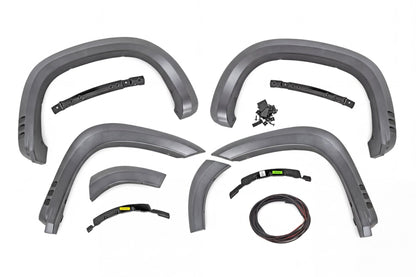 SF1 Fender Flares | G9K Satin Steel | Chevy Silverado 1500 2WD/4WD (19-26)