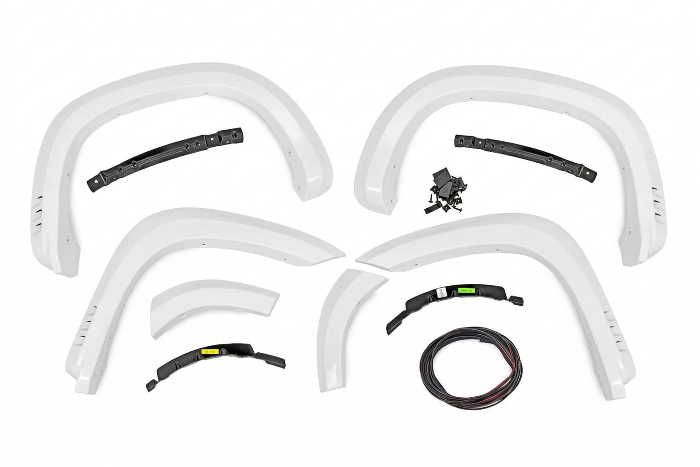 SF1 Fender Flares | GAZ Summit White | Chevy Silverado 1500 2WD/4WD (19-26)