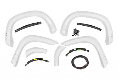 SF1 Fender Flares | GAZ Summit White | Chevy Silverado 1500 2WD/4WD (19-26)