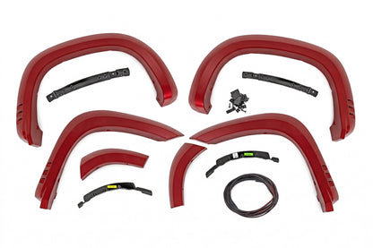 SF1 Fender Flares | GCN Victory Red | Chevy Silverado 1500 2WD/4WD (19-26)