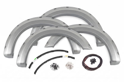 Pocket Fender Flares | JS Iconic Silver | Ford F-250/F-350 Super Duty (23-26)
