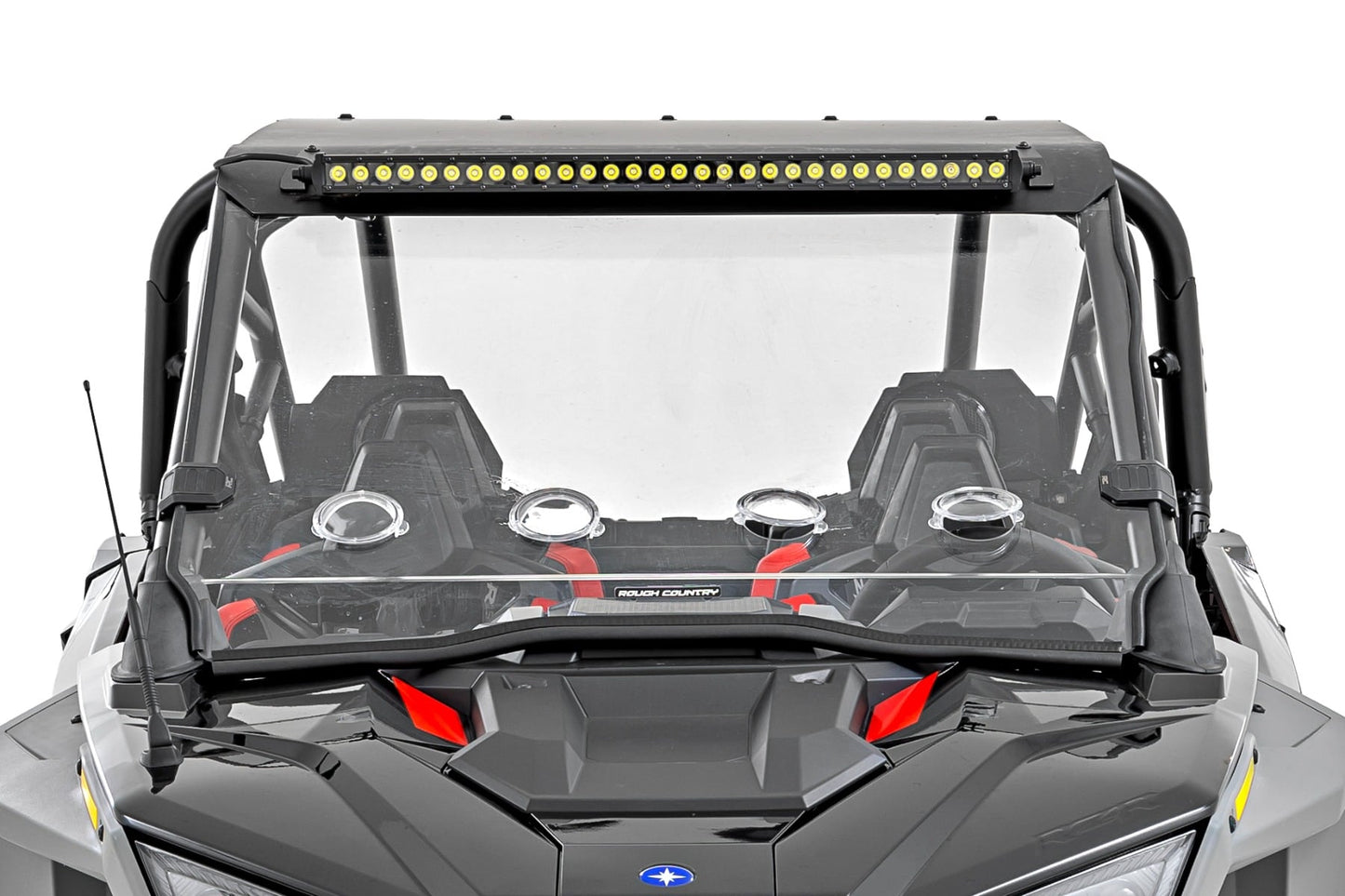 30" Single Row Light Mount | Front | Black Series | Polaris RZR Turbo R