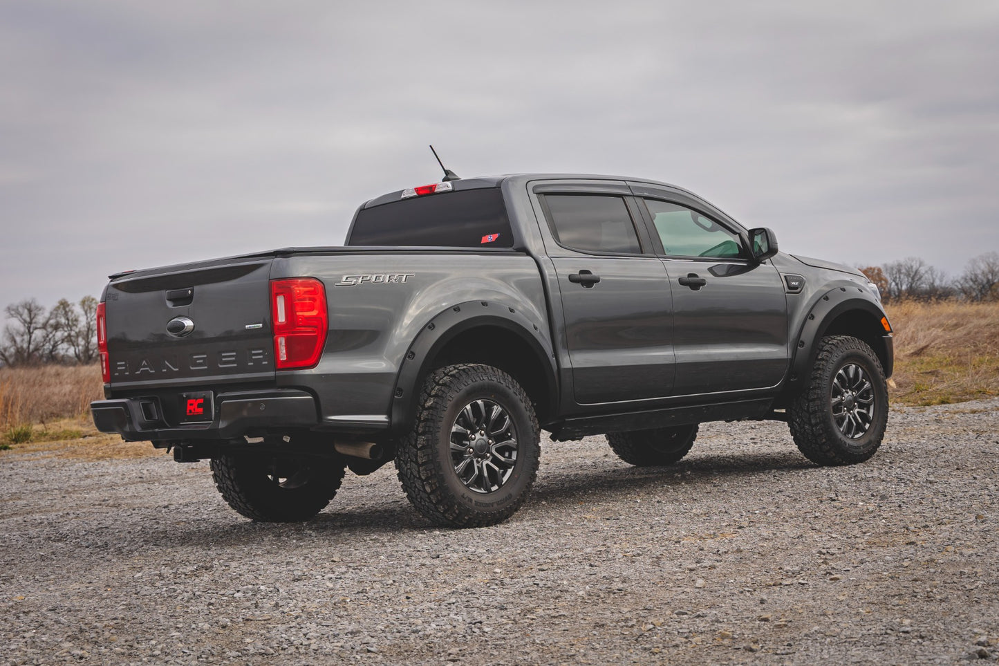 Pocket Fender Flares | UX Ingot Silver | Ford Ranger 2WD/4WD (2019-2023)