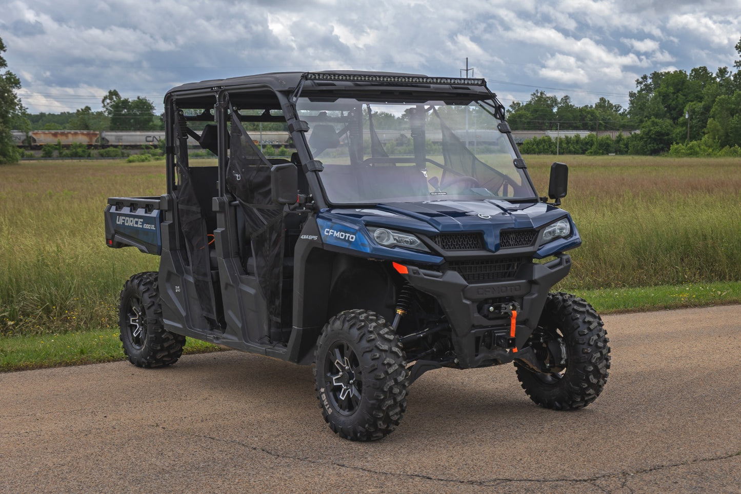 LED Light Kit | Front Mount | 50" Black Single Row | CFMOTO UFORCE 1000