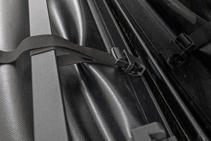 Soft Tri-Fold Bed Cover | 5'7" Bed | Nissan Titan 2WD/4WD (2017-2024)