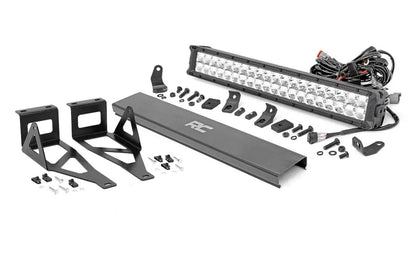 LED Light Kit | Bumper | 20" Chrome Dual Row | Amber DRL | Ford F-250/F-350 Super Duty (05-07)