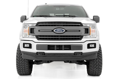 LED Light Kit | Grille Mount | 10" Black Slimline Pair | Ford F-150 (18-20)