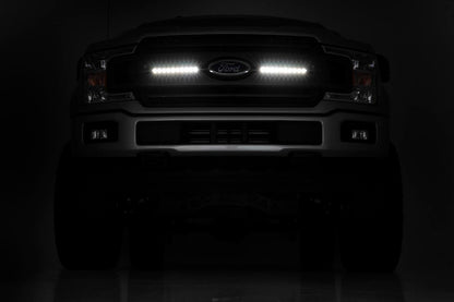 LED Light Kit | Grille Mount | 10" Chrome Slimline Pair | Ford F-150 (18-20)