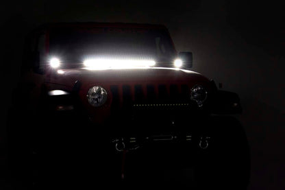 LED Light Kit | Cowl Mount | 2" Black Pair | Amber DRL | Jeep Gladiator JT/Wrangler JL (18-26)
