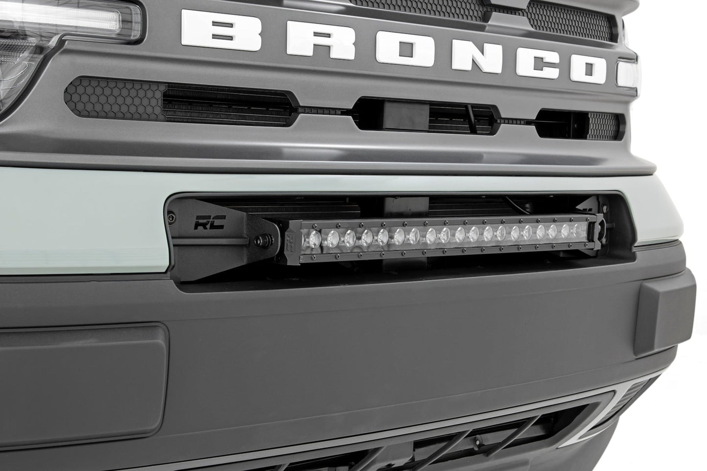 LED Light Kit | Bumper Mount | 20" Black Single Row | Ford Bronco Sport (21-26)