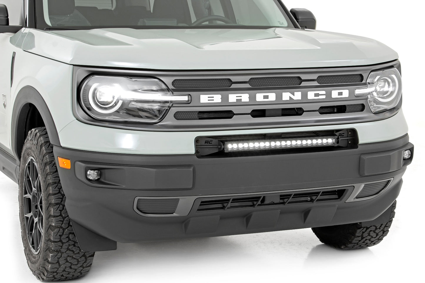 LED Light Kit | Bumper Mount | 20" Black Single Row | Ford Bronco Sport (21-26)