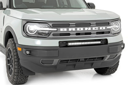 LED Light Kit | Bumper Mount | 20" Black Single Row | Ford Bronco Sport (21-26)