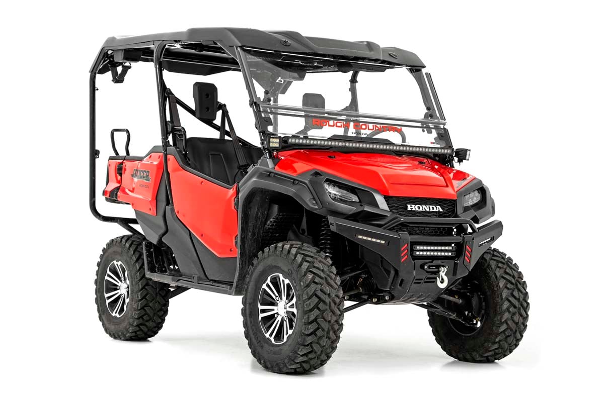 LED Light Kit | Cage Mount | 50" Black Single Row | Honda Pioneer 1000/Pioneer 1000-6